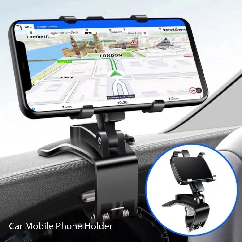 Mobile Phone Holder Rearview Mirror Navigation Bracket - CrazyGiz Shop
