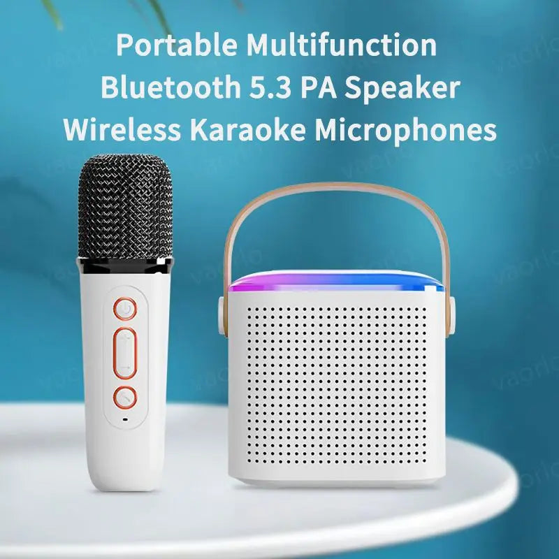 Portable Wireless Dual Microphone Speaker - CrazyGiz Shop