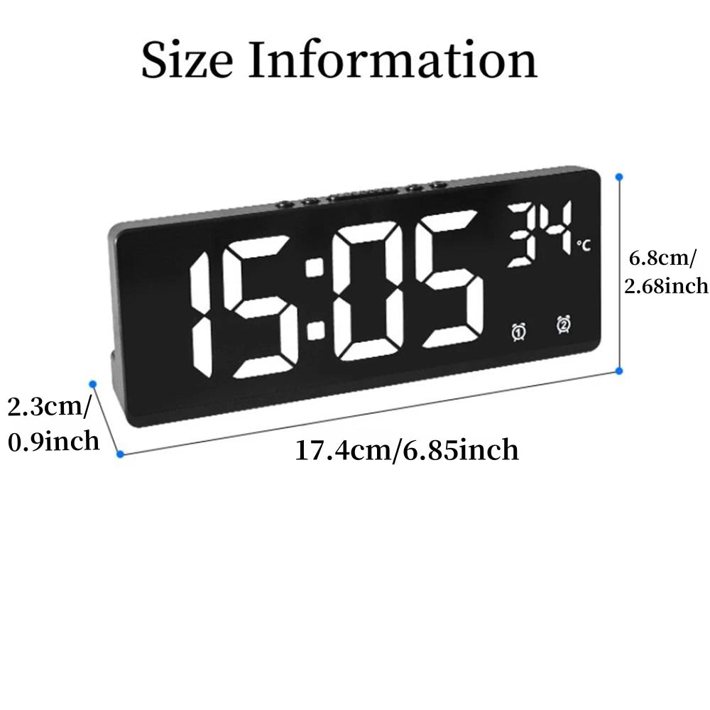 Voice Control Digital Alarm Clock For Home - CrazyGiz Shop