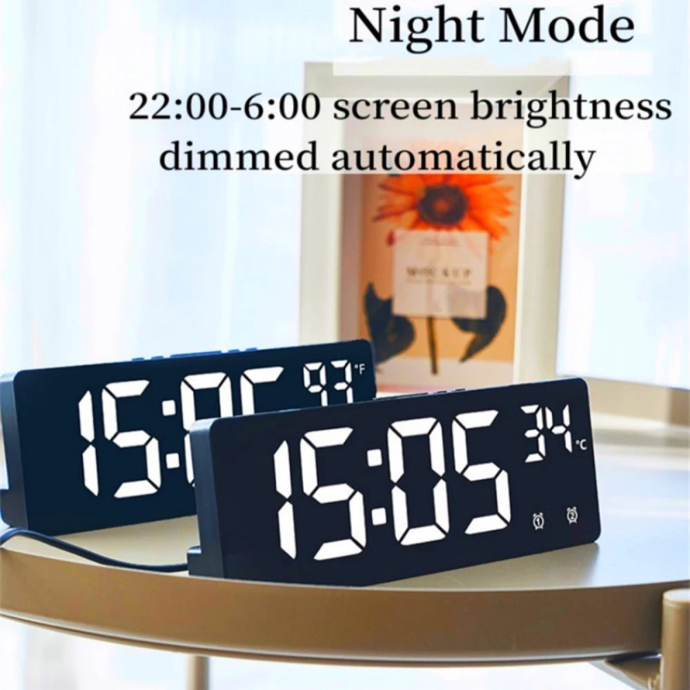 Voice Control Digital Alarm Clock For Home - CrazyGiz Shop