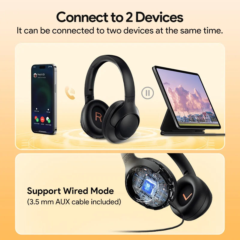 Hybrid Active Wireless Headphones - CrazyGiz Shop