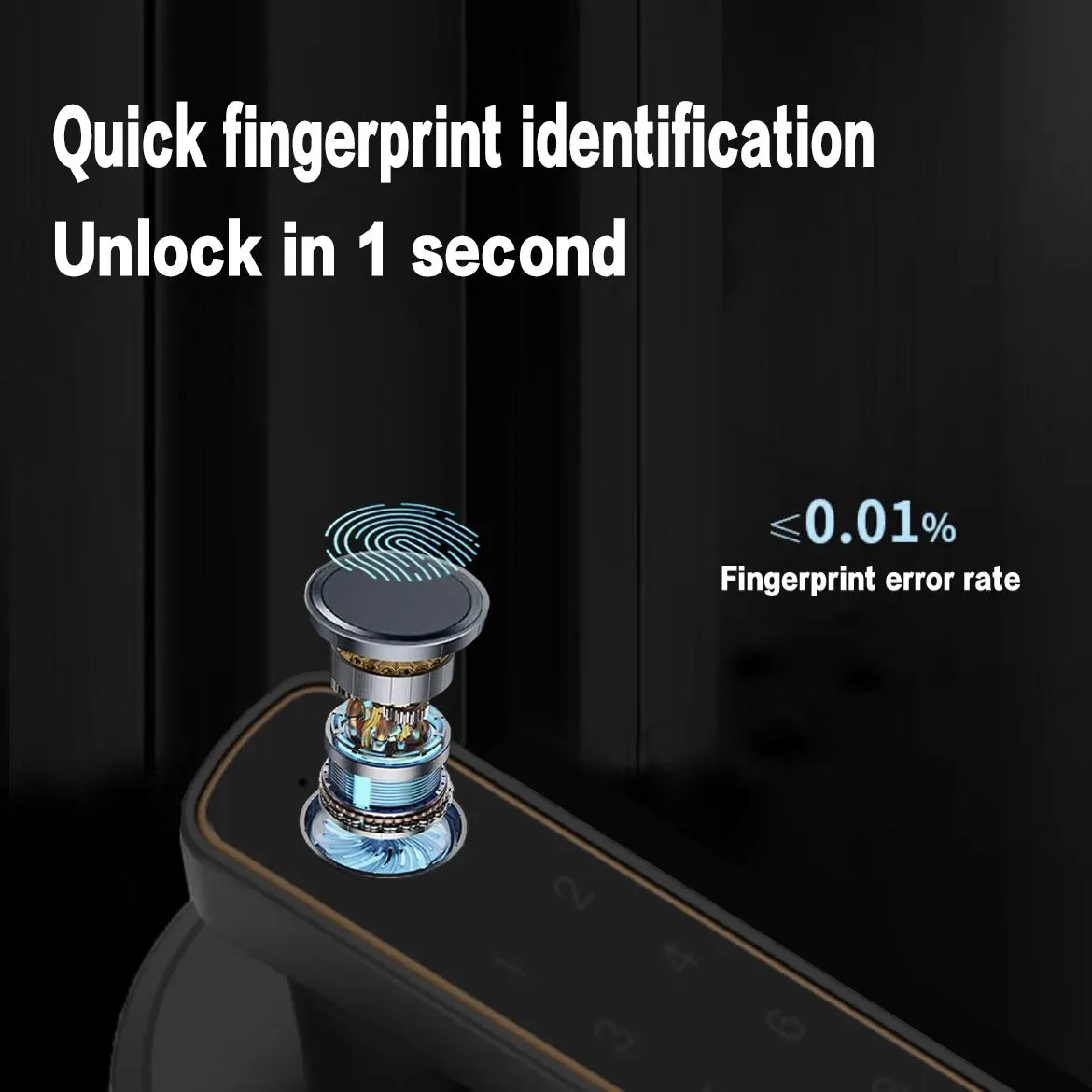 Bluetooth Smart Fingerprint Door Lock - CrazyGiz Shop