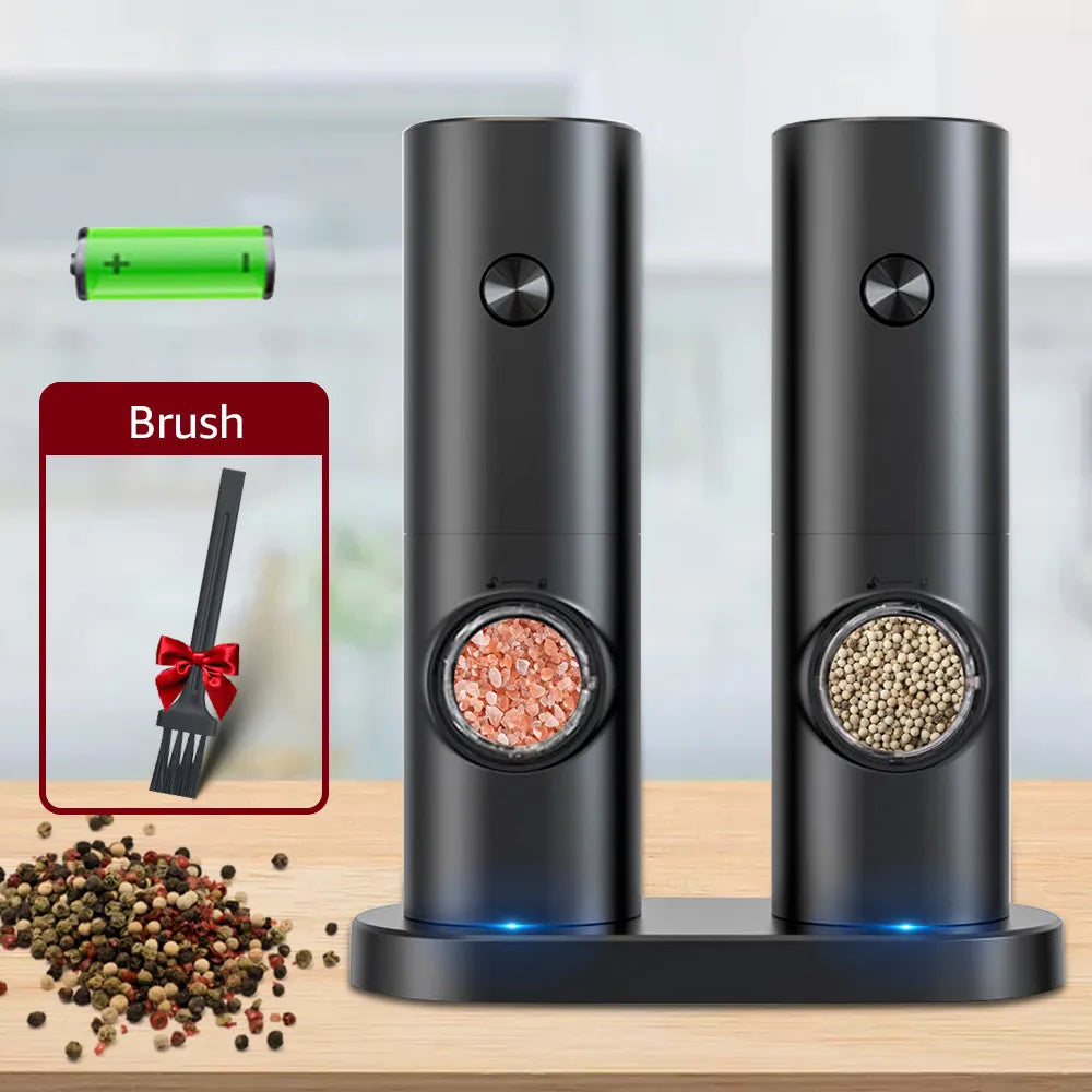 Electric Automatic Mill Pepper And Salt Grinder For Kitchen Tool - CrazyGiz Shop