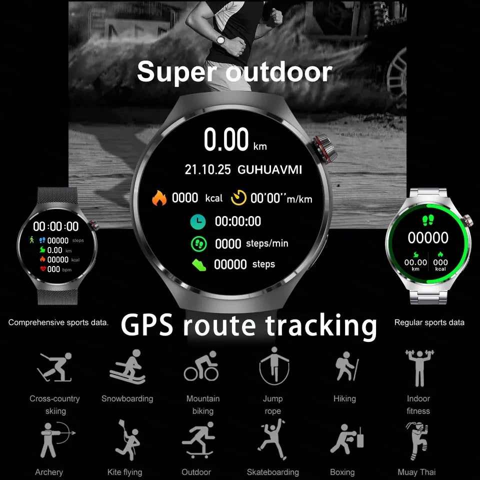GPS NFC Smart Watch Men - CrazyGiz Shop
